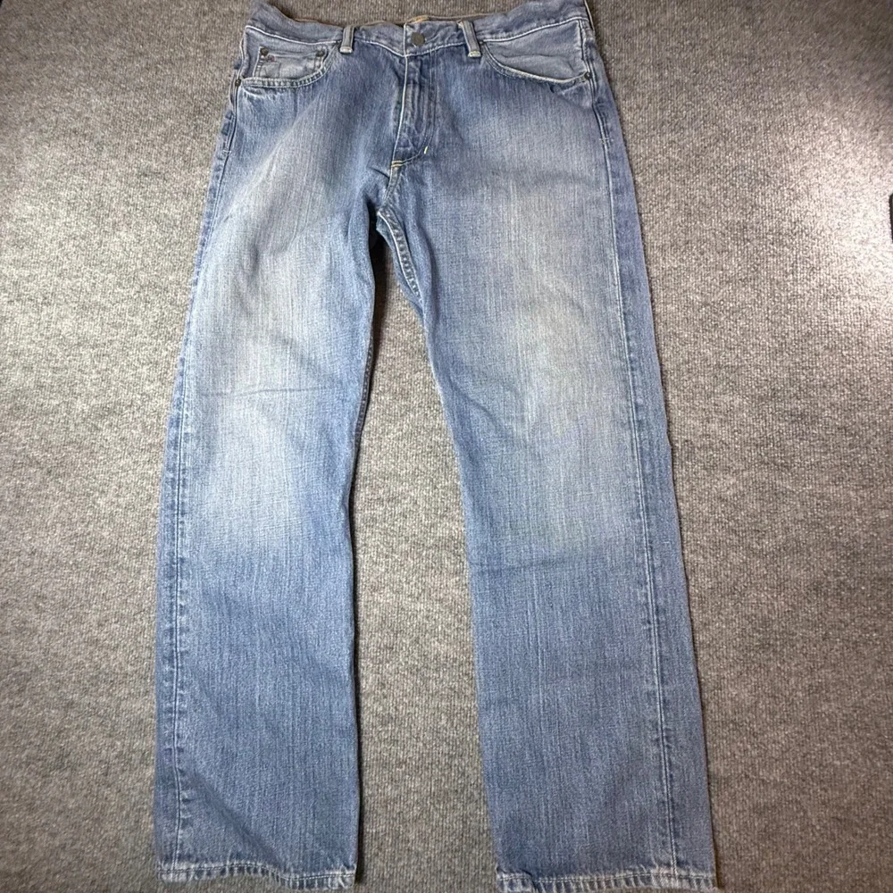 Polo Ralph Lauren Classic Fit 867 Blue Jeans Mens 34x30 Medium Wash Straight Leg